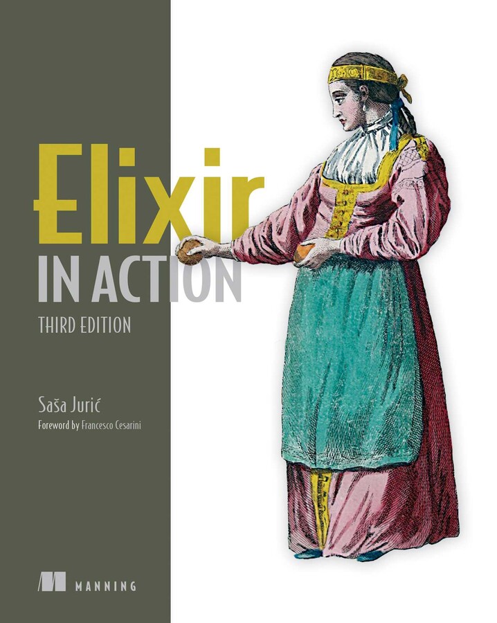 Elixir in Action (Third Edition) Book Cover